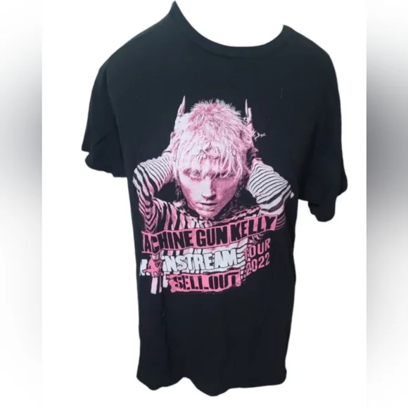 Mens Machine Gun Kelly T-shirt Sz L - Picture 1 of 4
